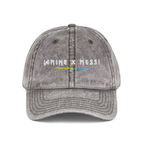 Lamine x Messi - Vintage Embroidered Cap