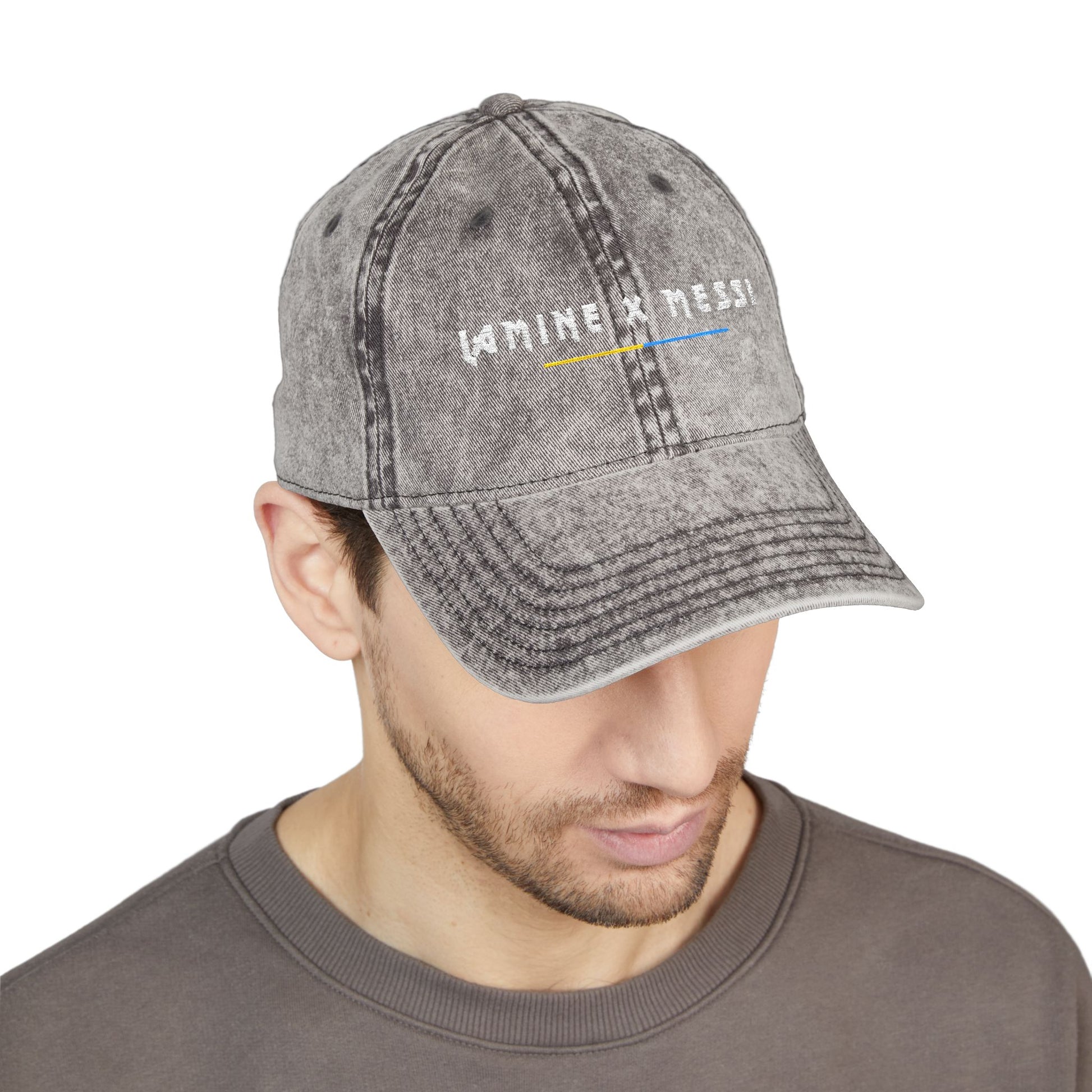 Lamine x Messi - Vintage Embroidered Cap